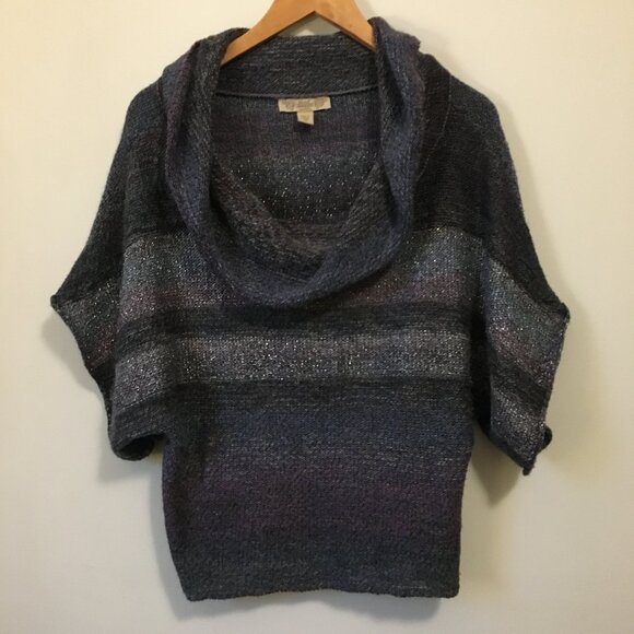 Nine West Vintage American Collection Slouchy Dolman Sleeve Cowl Neck Top - Picture 1 of 10